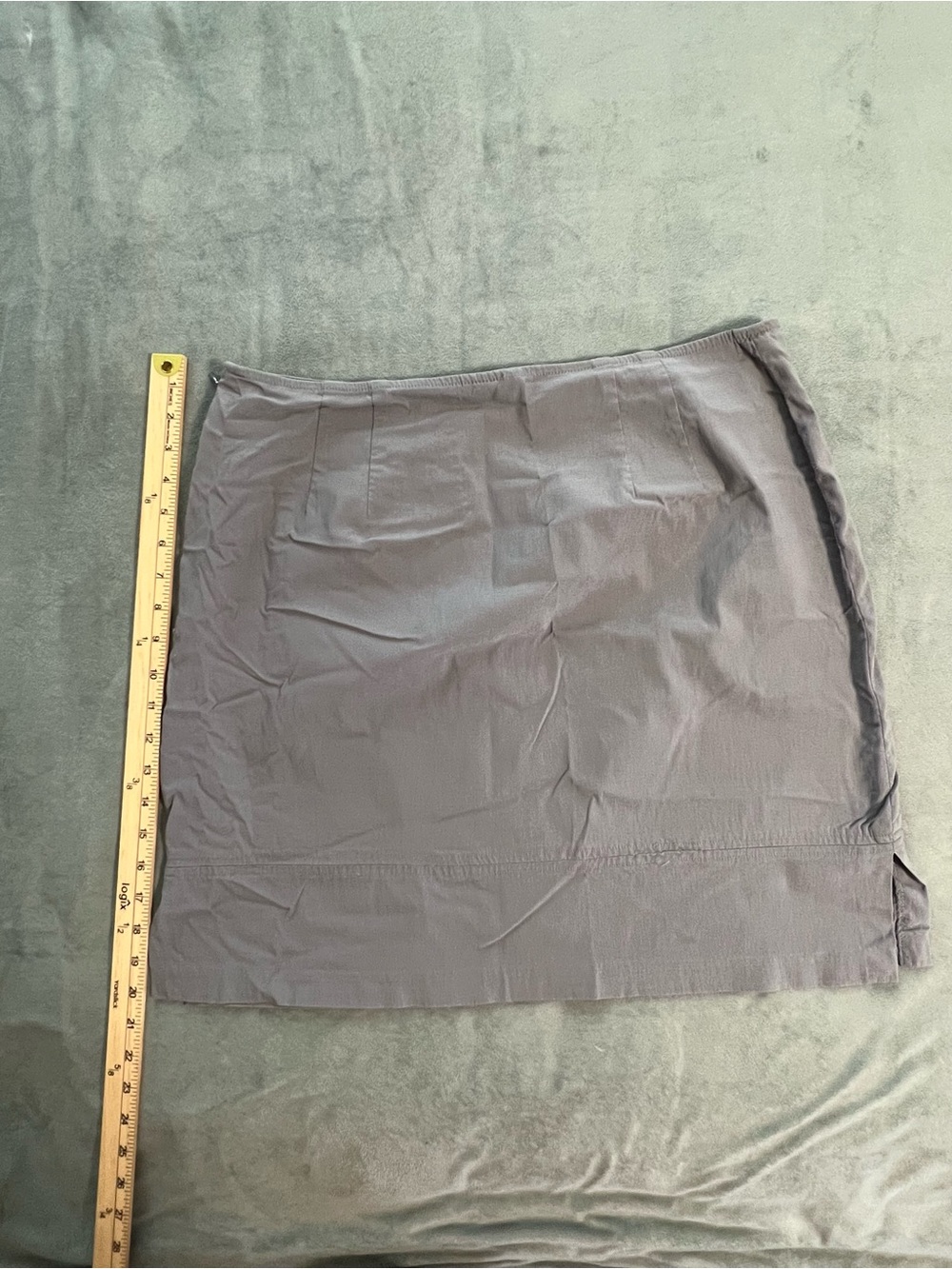 Venezia Classic Casual Gray Mini Skirt
